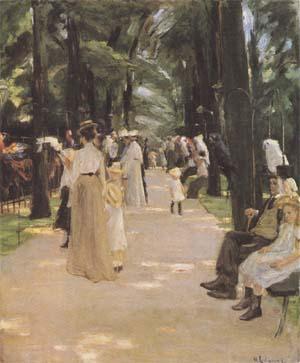Max Liebermann The Parrot Walk at Amsterdam Zoo (mk09) oil painting image